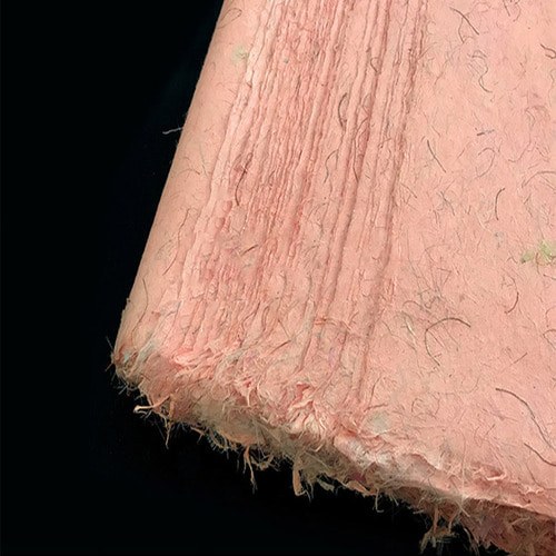 연분홍색 실크헝겁 한지벽지 (94cmX66cm)