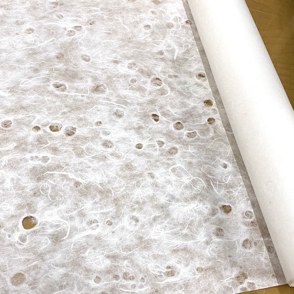 흰색 물방울운용 롤한지벽지 (55cmX30m)
